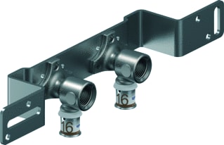 Uponor - S-Press PLUS Smart Aqua Muurplaat op beugel 1070661