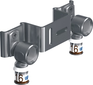 Uponor - S-Press PLUS Smart Aqua Muurplaat Smaq Mntpl Gemn 16Rp C12