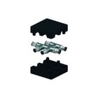 Uponor - S-Press PLUS Smart Radi Fitting met 6 aansluitingen Kruisfit Geiso 16-16-16
