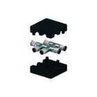 Uponor - S-Press PLUS Smart Radi Fitting met 6 aansluitingen kruisfit geiso 20-20-20