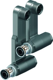 Uponor - S-Press PLUS Smart Base Fitting met 6 aansluitingen 1070695