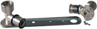 Wavin - Tigris M1 Muurplaat op beugel rchte bgl m1 20x1/2