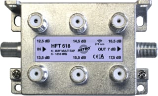 Astro - Aftakelement en verdeler Astro Hft618 Multitap 6-V