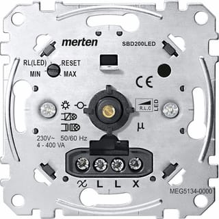 Schneider Electric Merten - Dimmer Draaidimmer Uni. Led 400W