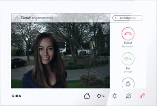 Gira - Video opbouw 7 Binnentelefoon deurcommunicatie Deurtel Ob 7 Zuiver Wit