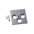 Hager - Inzetplaat schakelmateriaal CENTRDL55 CAI/SAT 3V ALU