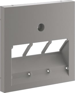 Hager - Inzetplaat schakelmateriaal CENTRDL55 DATA/UNIV 3V AL