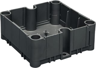 ABB - Hafobox 3640 S Opbouwdoos wand/plafond Onderbak 3640 Z Deksel