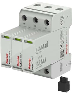 Raycap - ProTec Gecombineerde afleider energietech. T1-300-3+0-R