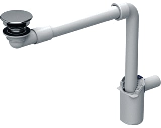 Geberit - P-, S-, beker sifon Wastafv Plugd 1Vertafv D40