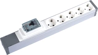 Legrand - Mosaic Contactdooscombinatie Tafelcontactdoos- Met 5