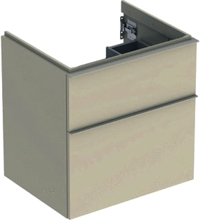 Geberit - ICON Wastafelonderkast wastok 2l 60cm grijs