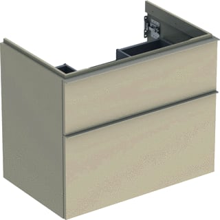 Geberit - ICON Wastafelonderkast Wastok 2L 75Cm Grijs