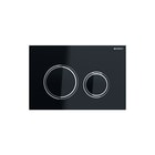 Geberit - Sigma50 Bedieningsplaat spoelsysteem Bed Pan Rnd Chr/La