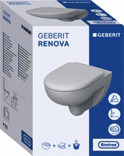 Geberit - RENOVA Closet Wcl Rf Zitt Sc/Qrl