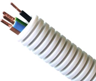 Pipelife - Preflex Kunststof installatiebuis, bedraad 3G2,5+1.5 Gg/Gl Br Ha100
