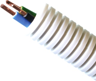 Pipelife - Preflex Kunststof installatiebuis, bedraad Vd2G2,5+1,5Zw Eca16 Ro100