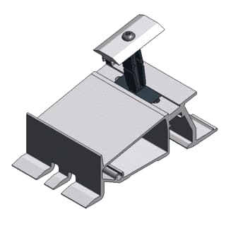 Van der Valk - ValkPro+ Zonnepaneel verbind.- en bev. elem. Alu V Voet Mid 724660