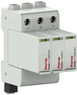 Raycap - ProTec T1 Netoverspanningsbeveiliging T1+2 1100Pv-3+0-R