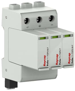 Raycap - ProTec T1 Netoverspanningsbeveiliging t1+2 1500pv-3+0-r