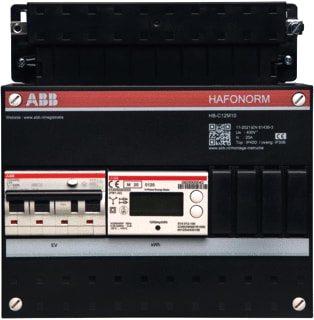 ABB - Hafonorm HB Groepenkast, geassembleerd Ev Aansluitkast 3Fasen 20A