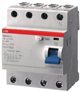 ABB - System pro M compact F200 Aardlekschakelaar Aardleksch 2Csf204123R3630