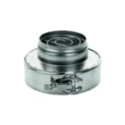 Burgerhout - Concentr. RGA/LTV hulpstuk 1 aansl. Rookgasuitmond Rvs80/125