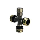 Viega - Raxofix 5318.9 Fitting met 4 aansluitingen raxo kruisstuk 1/2x16