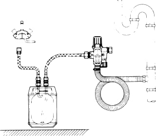 Inventum Technologies - QF94 70CM Boileraansluitgroep mont-set qf 94 flex