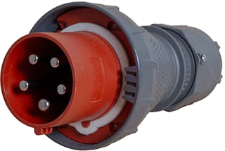 Power - CEE-contactstop Stekker 5-P125A Rd Ip67
