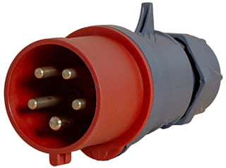 Power - CEE-contactstop Stekker 5-P32A Rd Ip44