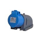 Power - CEE-wandcontactdoos Opb. Wcd 3-P 16A Bl Ip44