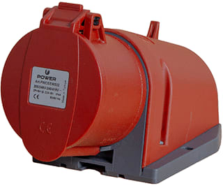Power - CEE-wandcontactdoos Opb. Wcd 5-P 32A Rd Ip44