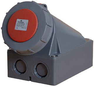 Power - CEE-wandcontactdoos Opb. Wcd 5-P 63A Rd Ip67