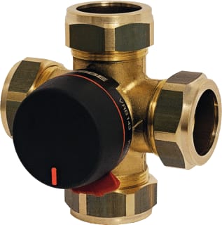 Esbe - VRG143 Vierwegplugafsluiter mngkr dn25 kvs6.3 28mm