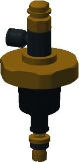KWC - AQUA Toebeh./onderdelen sanitaire kranen Bovendeel Inbkr 1/2"