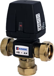 Esbe - VZC263 Elektr. bed. 3-wegregelafsluiter Zonekl Dn25 Kvs6,0