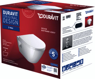 Duravit - D-Neo Closet Wit 370X540