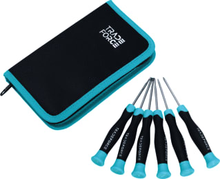 TRADEFORCE - Schroevendraaier set 6 Prec.Schrdr. Etui Se
