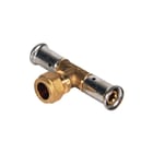 Henco - Fitting met 3 aansluitingen Fitting 16X Kopr 15X Pers