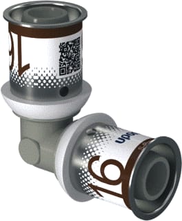 Uponor - S-Press PLUS Fitting met 2 aansluitingen Fitting Sxpres Ppsu 16X16