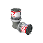 Uponor - S-Press PLUS Fitting met 2 aansluitingen Fitt2 Dn20 25Mm 48Mm