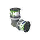 Uponor - S-Press PLUS Fitting met 2 aansluitingen Fitt2 Dn25 32Mm 51Mm