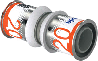 Uponor - S-Press PLUS Fitting met 2 aansluitingen Fitt2 Dn15 20Mm 26.5Mm