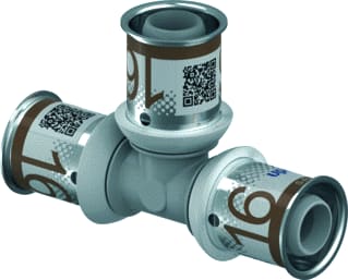 Uponor - S-Press PLUS Fitting met 3 aansluitingen S-Prss Plus T 16-16-16