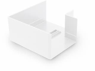 Canalit - Verticaal hoekstuk leidingkanaal M5 V 40/40 W 40X40Mm Wit