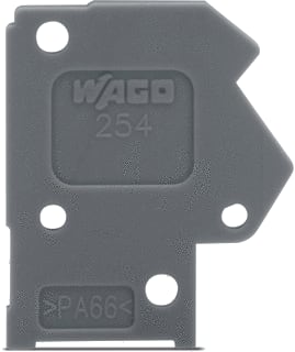 Wago - Eindplaat rijgklem 254-900