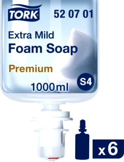 Tork - persoonlijke verzorgingsproduct EXTR MILD SCHUIMZP S4 DS6