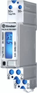 Finder - 7M Elektriciteitsmeter Kwh 1X40A So Bidirect