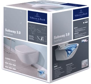 Villeroy & Boch - Subway 3.0 Closet Sub3 Combpck Twistf